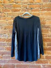 Load image into Gallery viewer, Black Leopard Long Sleeve