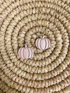 Pumpkin Polymer Clay Earrings