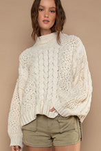 Load image into Gallery viewer, Chenille Turtleneck in Cream