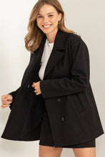 Load image into Gallery viewer, Black Peacoat