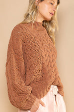 Load image into Gallery viewer, Chenille Turtleneck in Burnt Orange