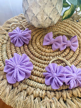 Load image into Gallery viewer, Periwinkle Purple Bows