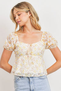 The Flirty Blooms Top