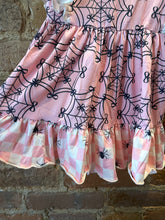 Load image into Gallery viewer, Cobweb Cutie Ruffle Dress