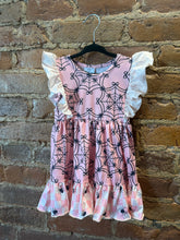 Load image into Gallery viewer, Cobweb Cutie Ruffle Dress