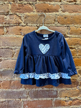 Load image into Gallery viewer, Navy Garden Heart Set