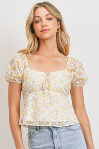 The Flirty Blooms Top