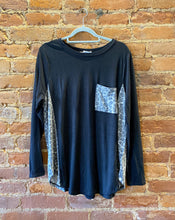 Load image into Gallery viewer, Black Leopard Long Sleeve