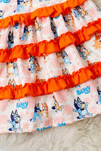 Load image into Gallery viewer, The Bluey Ruffle Dress
