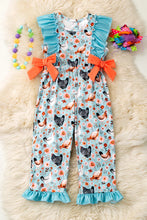 Load image into Gallery viewer, Chicken &amp; Floral Jumpsuit