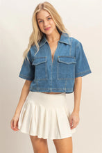 Load image into Gallery viewer, The Denim Crop