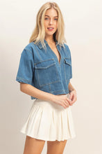 Load image into Gallery viewer, The Denim Crop