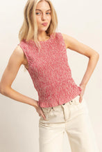 Load image into Gallery viewer, Darlin’ Picnic Top in RED