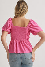 Load image into Gallery viewer, The Pink Puff Top