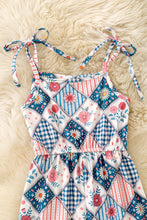 Load image into Gallery viewer, Patchwork Petals Jumpsuit
