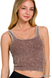 Ribbed Padded Tank