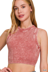 Ribbed Halter Tank