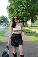 Load image into Gallery viewer, Faux Leather Skirt