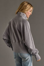 Load image into Gallery viewer, Gray Quarter Zip