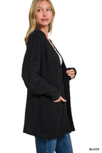 Load image into Gallery viewer, Popcorn Cardigan in BLACK