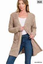 Load image into Gallery viewer, Popcorn Cardigan in LIGHT MOCHA