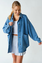 Load image into Gallery viewer, The Oversized Denim Shacket