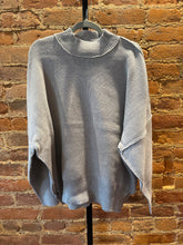 Load image into Gallery viewer, Heather Grey Mock Sweater