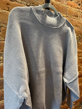 Load image into Gallery viewer, Heather Grey Mock Sweater