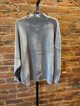 Load image into Gallery viewer, Heather Grey Mock Sweater