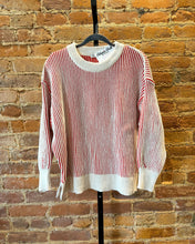 Load image into Gallery viewer, Double Take Sweater in RUBY
