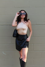 Load image into Gallery viewer, Faux Leather Skirt