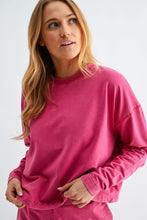 Load image into Gallery viewer, Mineral Wash Cotton Set in Plum Pink