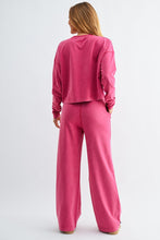 Load image into Gallery viewer, Mineral Wash Cotton Set in Plum Pink
