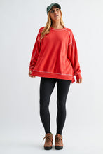 Load image into Gallery viewer, The Stitch-line Sweatshirt in Blushed Brick