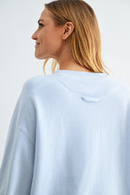 Load image into Gallery viewer, The Stitch-line Sweatshirt in Light Blue