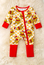 Load image into Gallery viewer, Christmas Pooh Bamboo Zip up