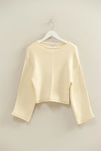 Load image into Gallery viewer, The Ridge Sweater in Cream