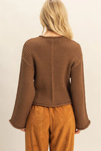 Load image into Gallery viewer, The Ridge Sweater in Deep Caramel