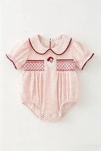 Load image into Gallery viewer, Santa/Polka Dots Onesie
