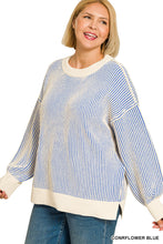 Load image into Gallery viewer, Double Take Sweater in Light Blue