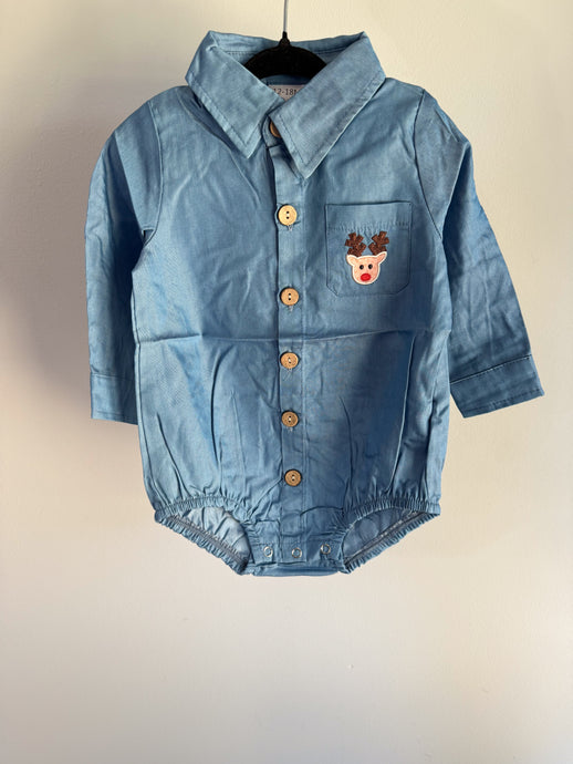 Reindeer Pocket Romper