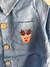 Load image into Gallery viewer, Reindeer Pocket Romper