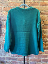 Load image into Gallery viewer, Hunter Green Henley Top