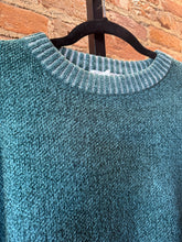 Load image into Gallery viewer, Raw Edged Sweater in Hunter Green