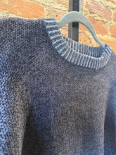 Load image into Gallery viewer, Raw Edged Sweater in Black