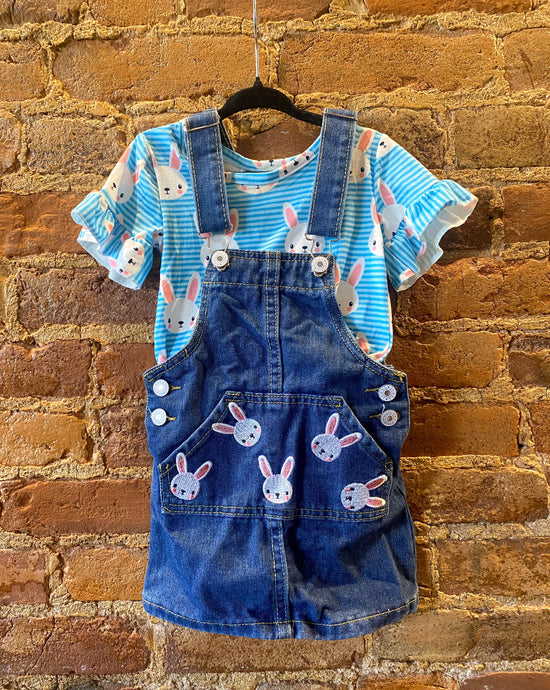 Bunny Overall Set