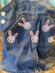 Bunny Overall Set