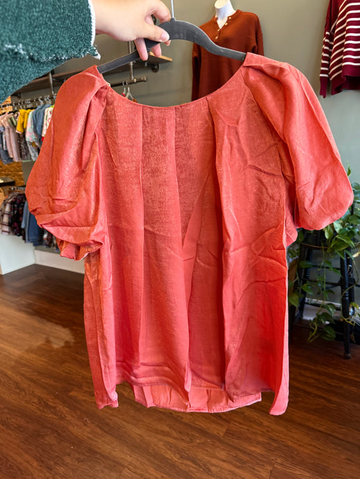 Sunset Glow Puff Top