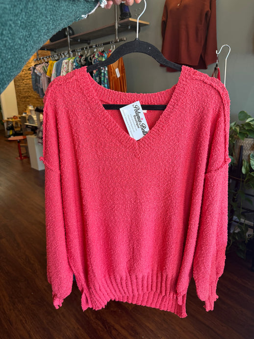 Strawberry Sorbet Sweater