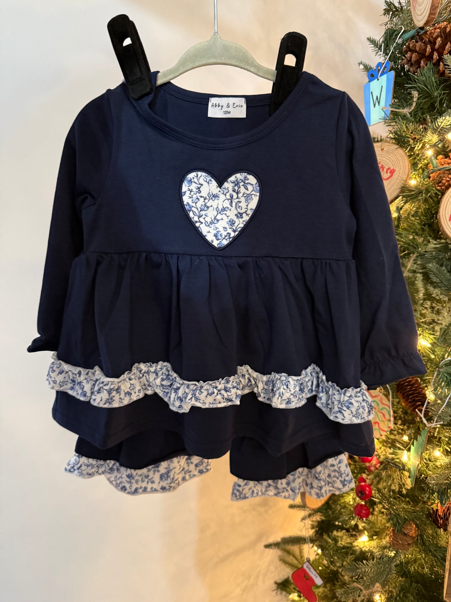 Navy Garden Heart Set